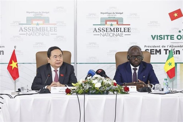 Malick Ndiaye, président de l’Assemblée nationale : «Le Vietnam est un partenaire commercial stratégique, notamment dans le secteur du riz» Malick Ndiaye, président de l’Assemblée nationale : «Le Vietnam est un partenaire commercial stratégique, notamment dans le secteur du riz»