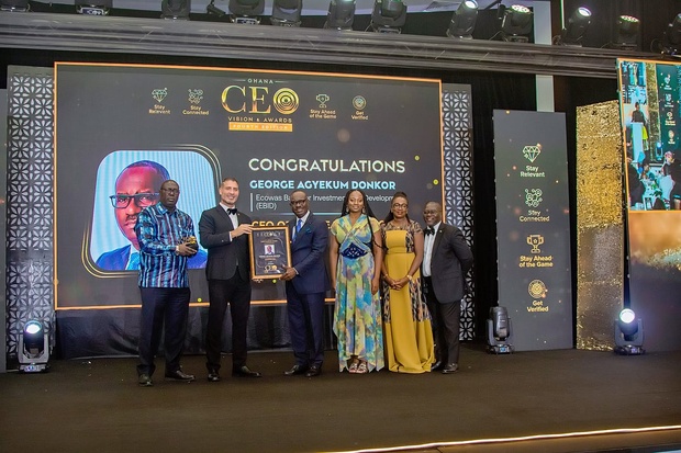 Ghana Ceo Vision and Awards: Le président de la Bidc, Dr George Agyekum Donkor sacré « Pdg de l’année 2025 » Ghana Ceo Vision and Awards: Le président de la Bidc, Dr George Agyekum Donkor sacré « Pdg de l’année 2025 »