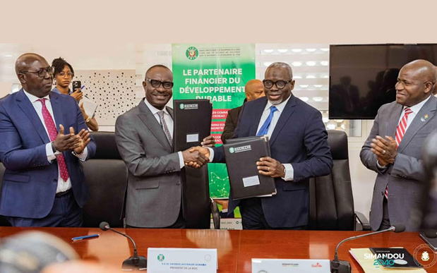 Amélioration de l’éducation et la formation, énergie propre : La Bidc et la Guinée signent deux accords de prêts de plus de 123 millions d’euros Amélioration de l’éducation et la formation, énergie propre : La Bidc et la Guinée signent deux accords de prêts de plus de 123 millions d’euros