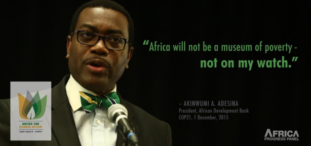 ASSEMBLEES ANNUELLES 2016 : 5 milliards de dollars par an de la Bad pour le financement du climat ASSEMBLEES ANNUELLES 2016 : 5 milliards de dollars par an de la Bad pour le financement du climat