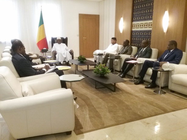 Audience : Une délégation de la BRVM reçue par IBK Audience : Une délégation de la BRVM reçue par IBK