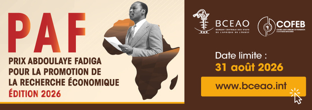 Prix Abdoulaye Fadiga pour la promotion de la recherche économique : Lancement de l’appel à candidatures pour l’édition 2026 Prix Abdoulaye Fadiga pour la promotion de la recherche économique : Lancement de l’appel à candidatures pour l’édition 2026
