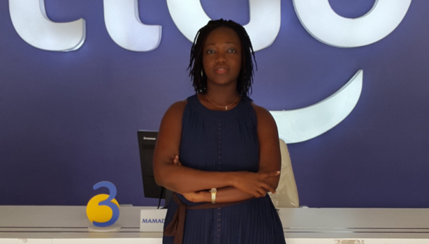 Joyce Gotta Sagoe,  directrice marketing de l’opérateur de téléphonie et d’internet mobile
