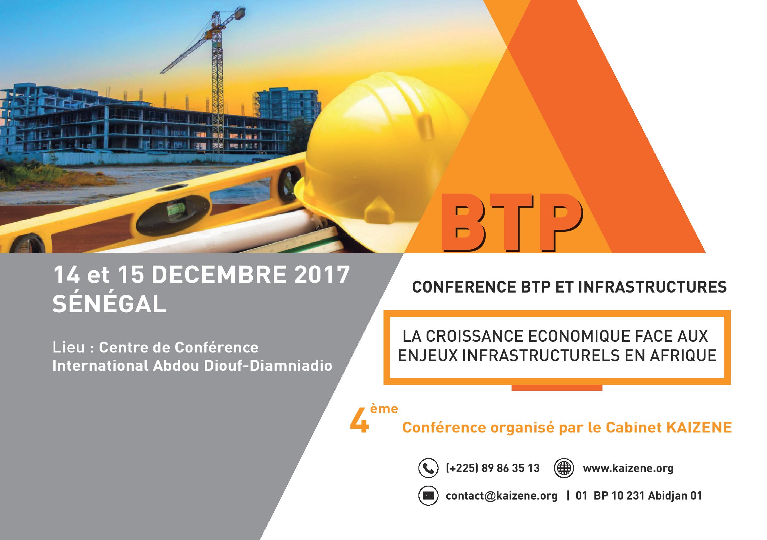 4ème Conférence des BTP et des Infrastructures : Le Cabinet KAIZENE en conférence de presse