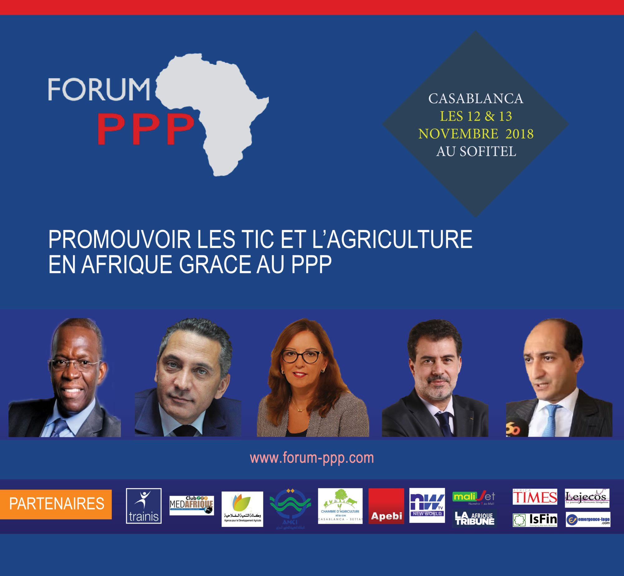 Casablanca accueille la 2e édition du Forum PPP Afrique les 12 et 13 novembre 2018