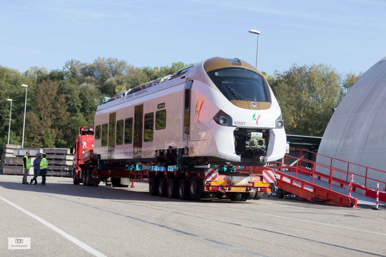 Réalisation du Ter : Alstom débute l’expédition des trains vers le Sénégal