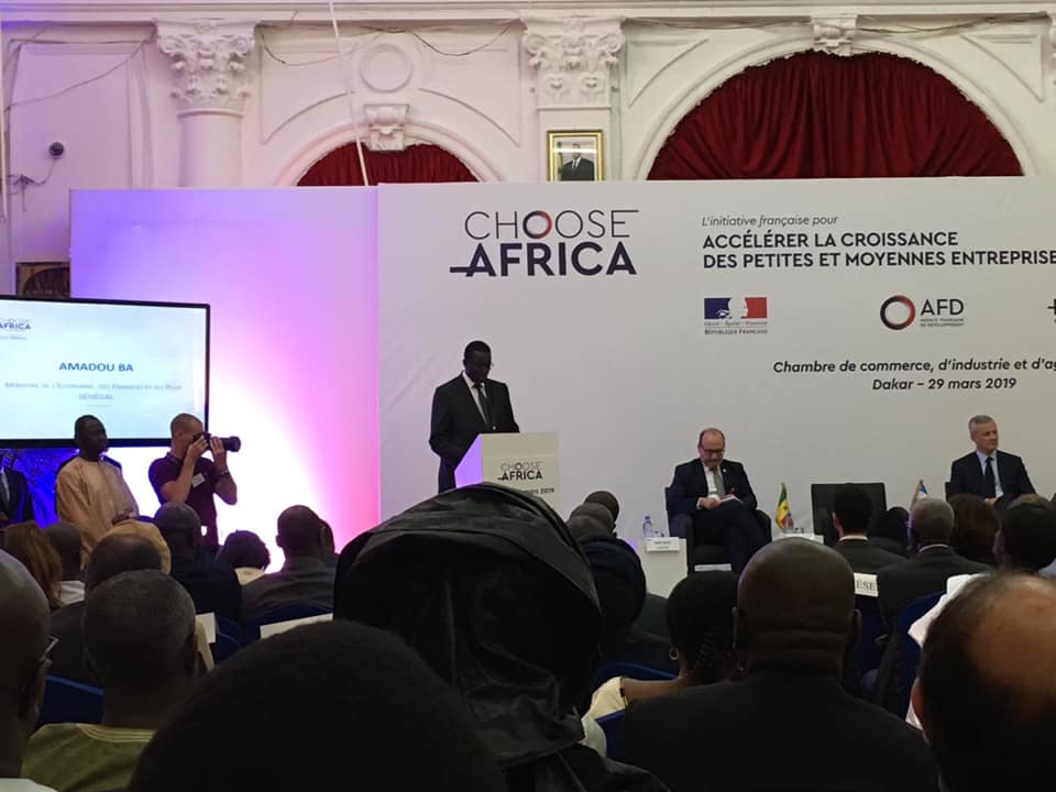 Amadou Ba, ministre de l’Economie, des Finances et du Plan :  «Choose Africa constitue une réelle opportunité de financement et d’encadrement des micro et moyennes entreprises »