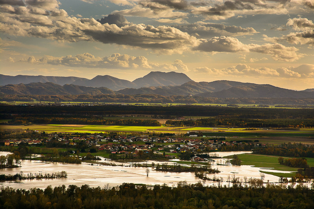 OMM/Matej Štegar Des conditions météorologiques extrêmes en Slovénie ont entrainé des inondations