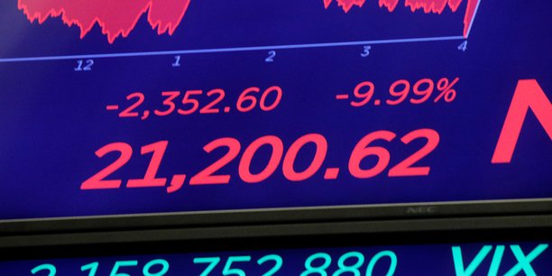 Jeudi noir à la Bourse de New York : Wall Street s'est effondrée comme jamais depuis le krach de 1987