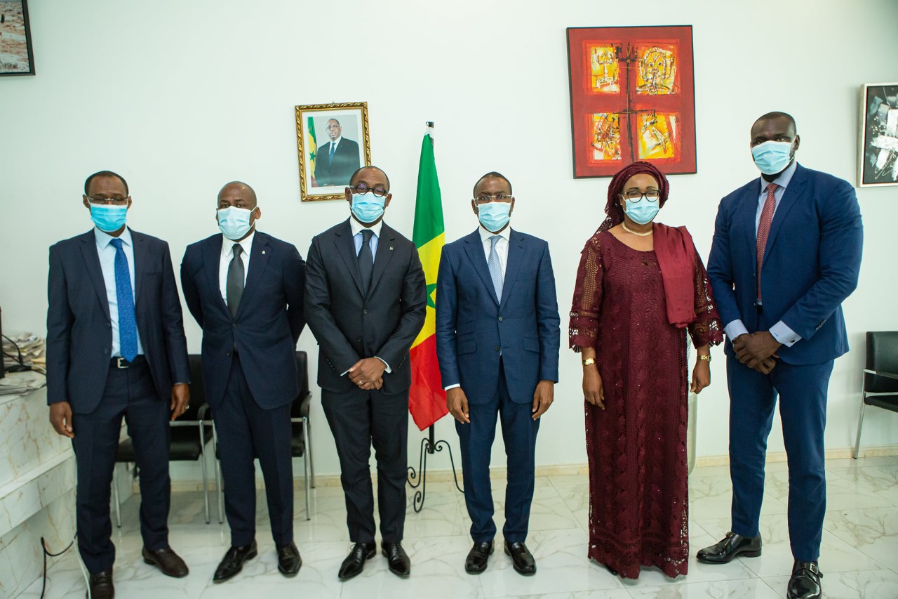 Nouveau président de la Boad :  Serge Ekue reçu par  Macky Sall et le ministre Amadou Hott