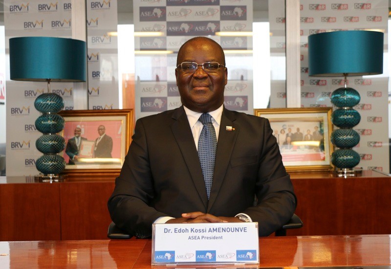 Association des bourses africaines :  Dr Edoh Kossi Amenounve reconduit président pour un nouveau mandat
