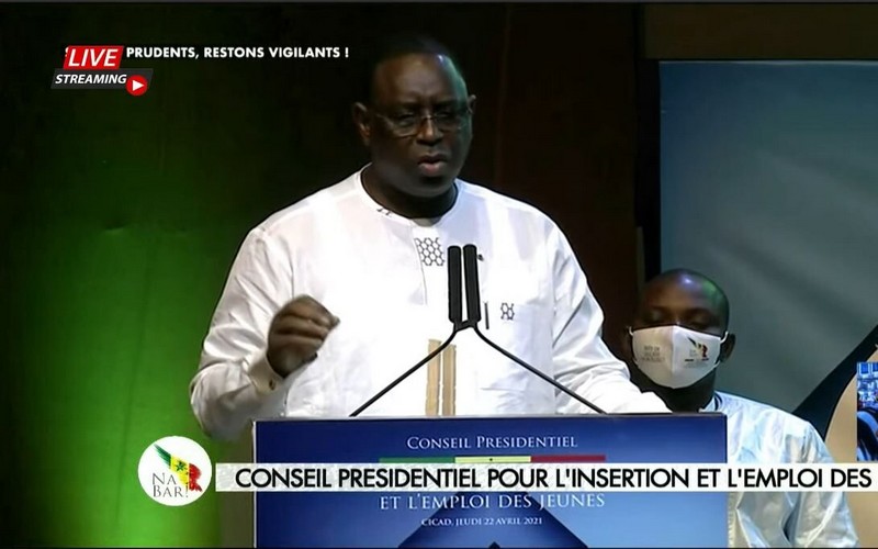 Macky Sall face aux jeunes : « L’Etat ne vous abandonnera pas »