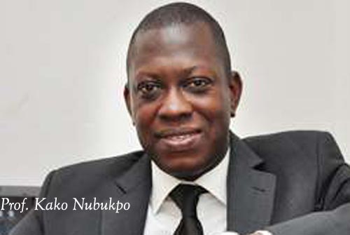 Kako Nubukpo , ministre chargé de la prospective et de l’évaluation des politiques du Togo