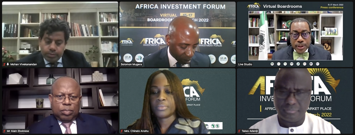 Africa Investment Forum : Les boardrooms virtuelles attirent 32,8 milliards de dollars