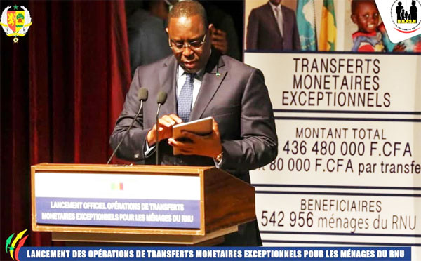 Lancement de l’opération de transferts monétaires : «Une réponse forte aux défis sociaux actuels » selon la Banque mondiale