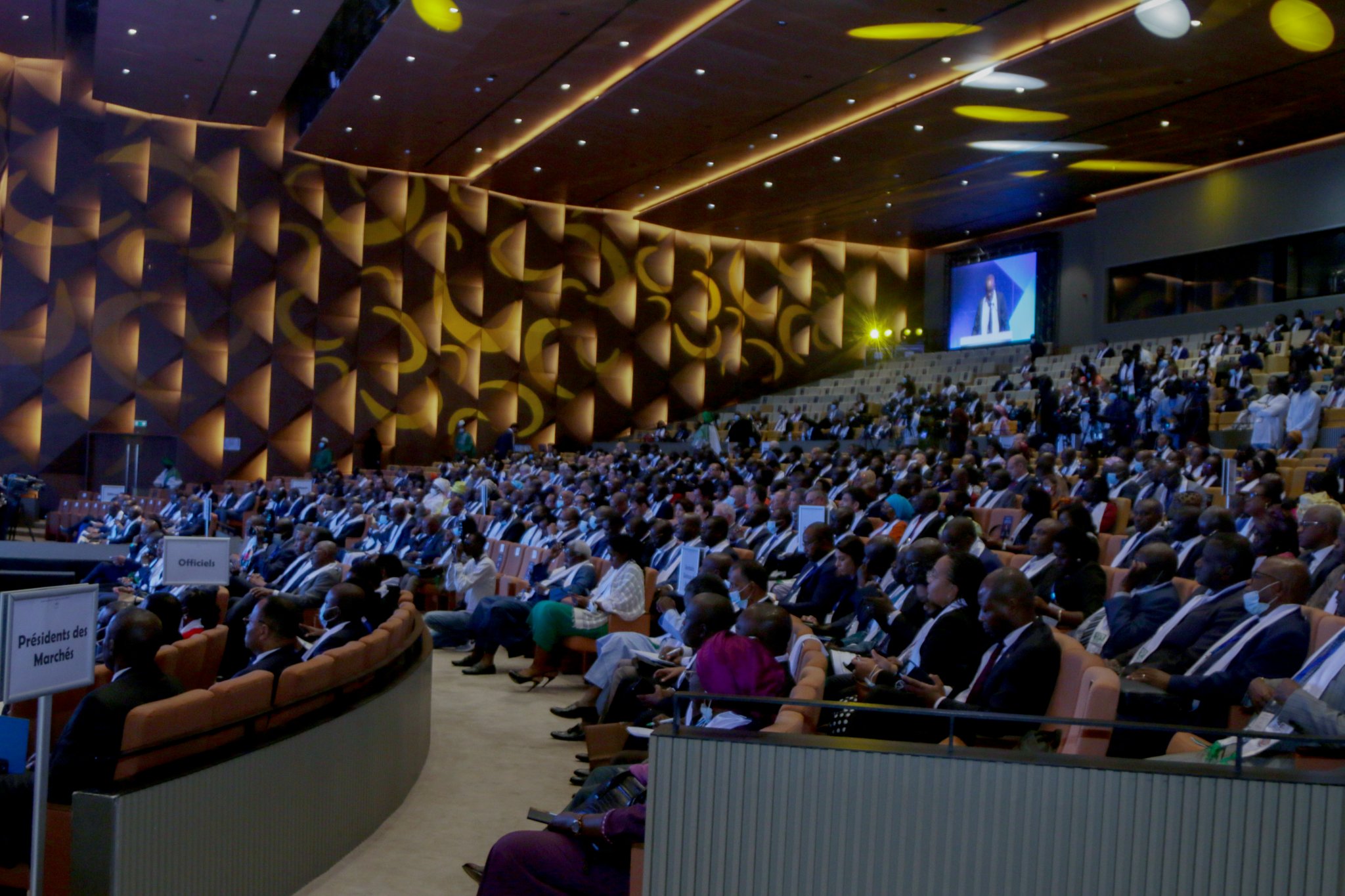 Plus de 900 délégués présent à la cérémonie d'ouverture de la 46eme assemblée générale de la FANAF