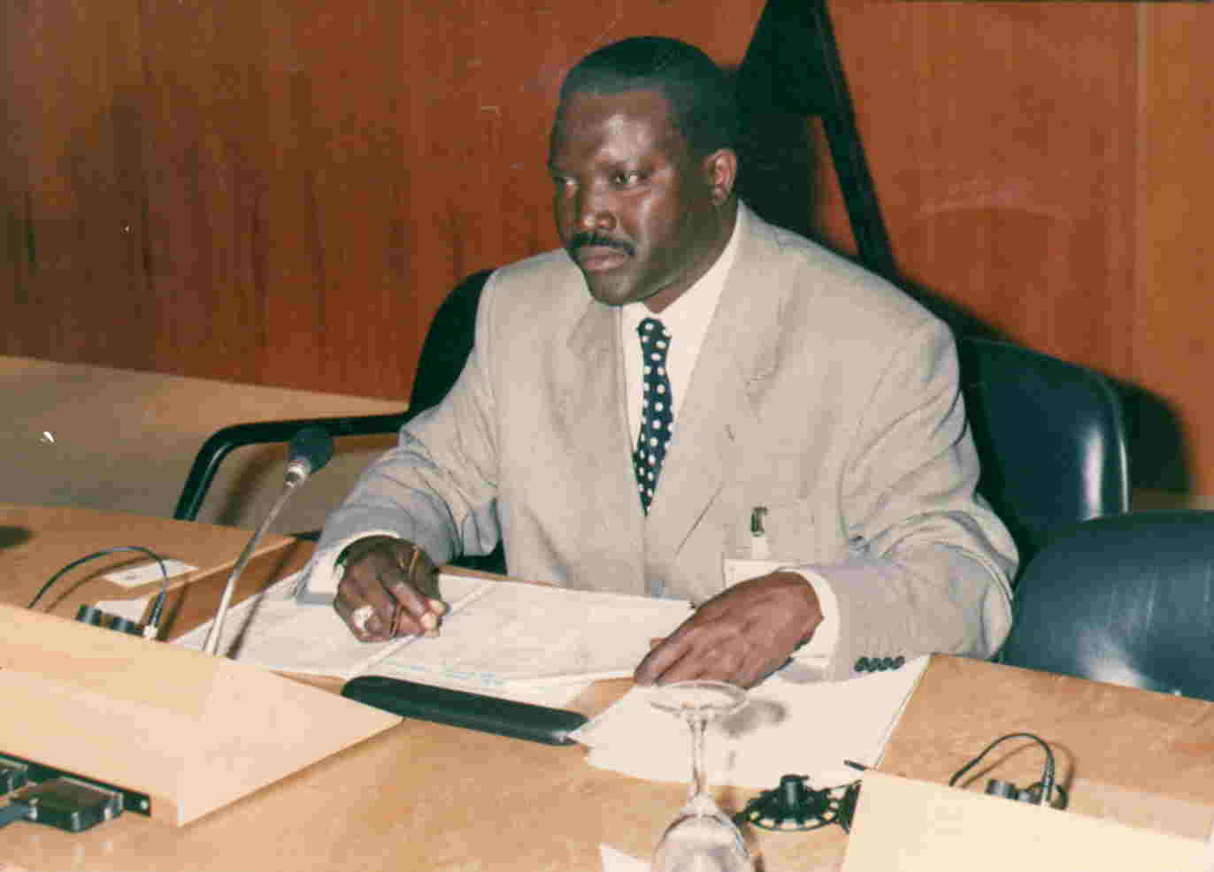 Malick  Camara Ndiaye  président de la Cour des comptes de l'Uemoa