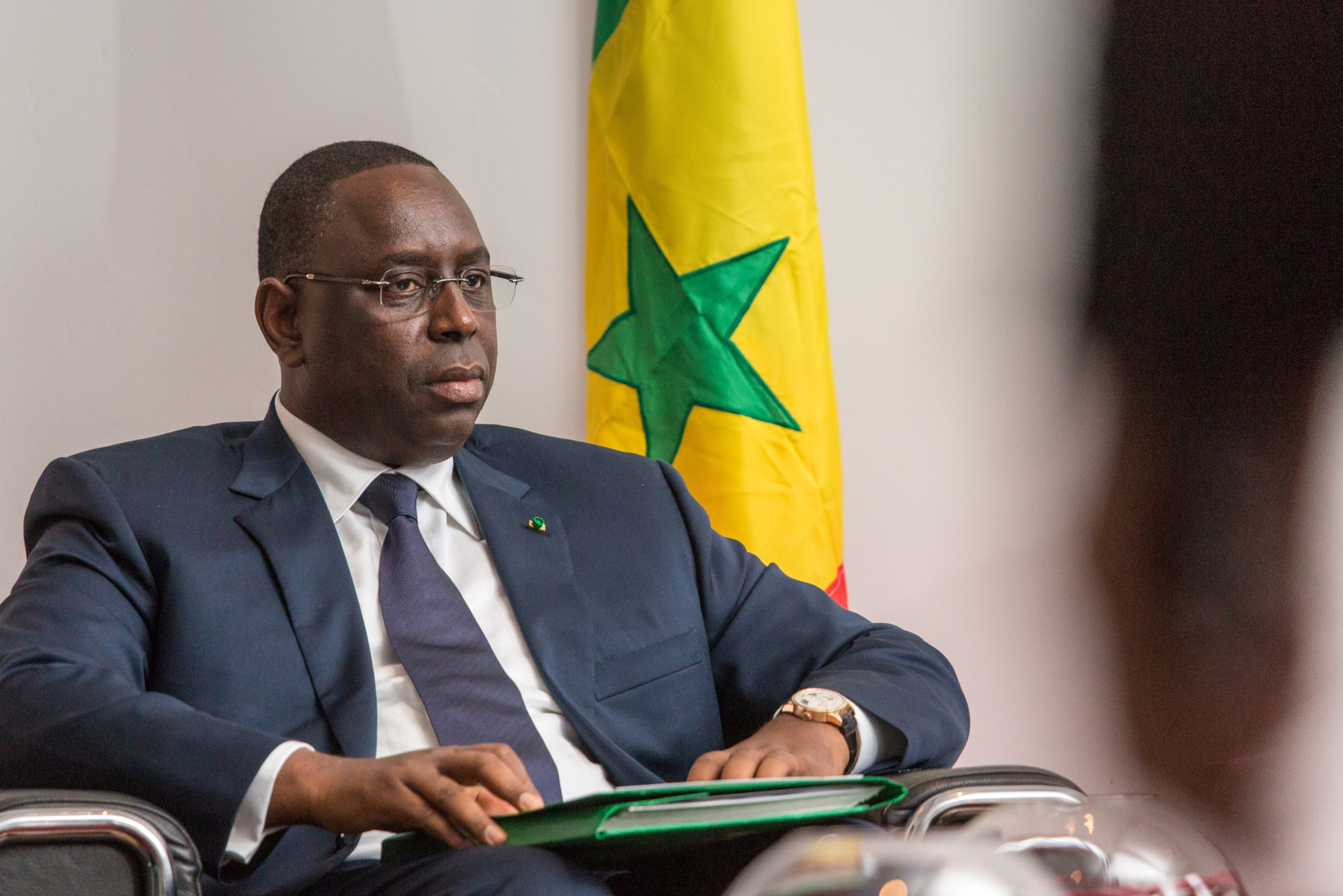 Macky Sall, président de la République du sénégal