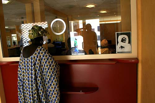 Guichet de transfert d'argent au Sénégal