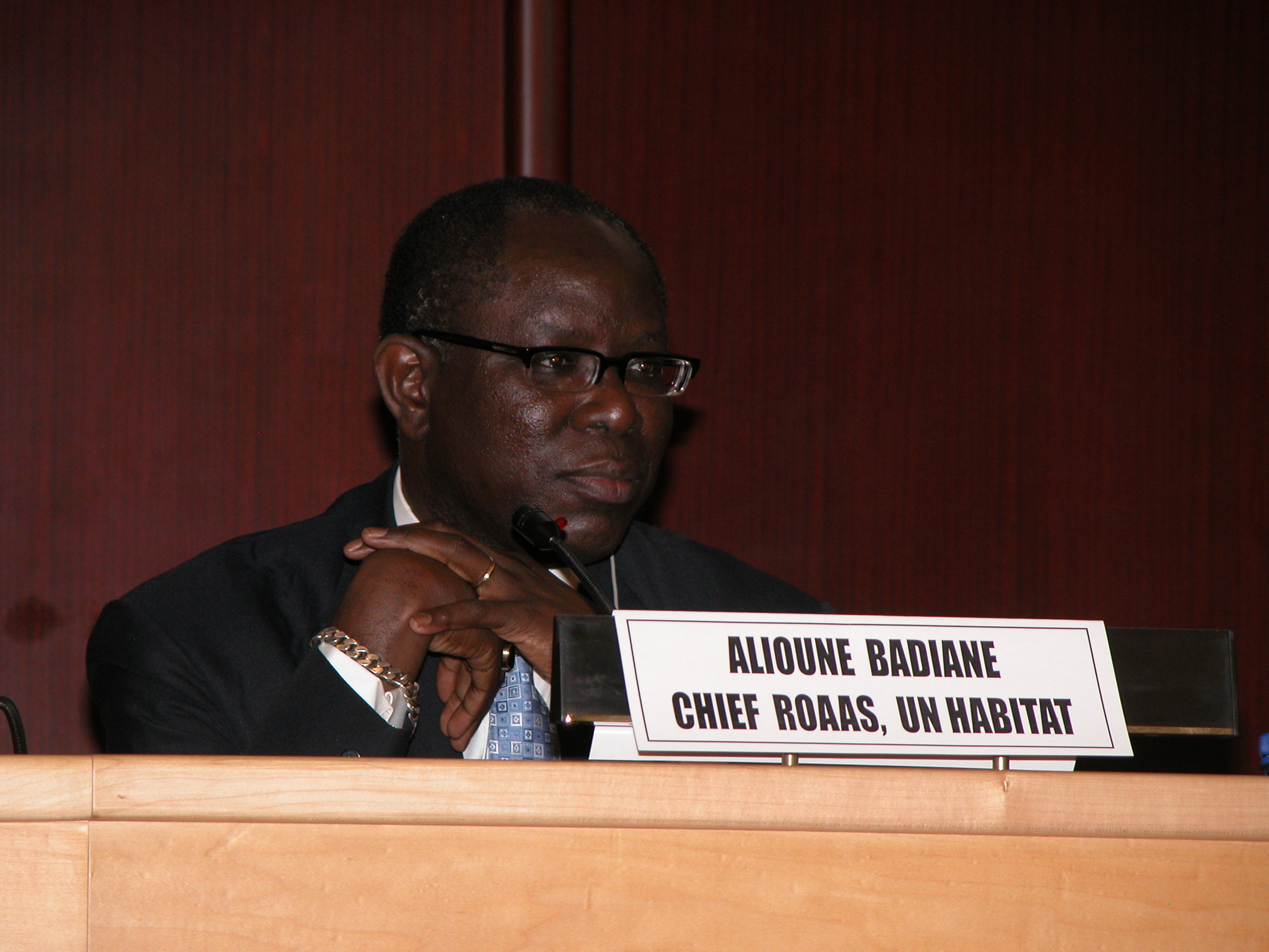 Alioune Badiane, directeur bureau des projets Onu Habitat