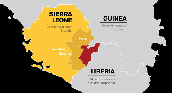 Ebola: les conséquences chiffrées à 13 milliards de dollars dans les trois pays les plus touchés (PNUD)