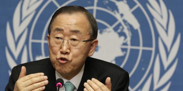 Ban Ki-moon, secrétaire général de l'ONU