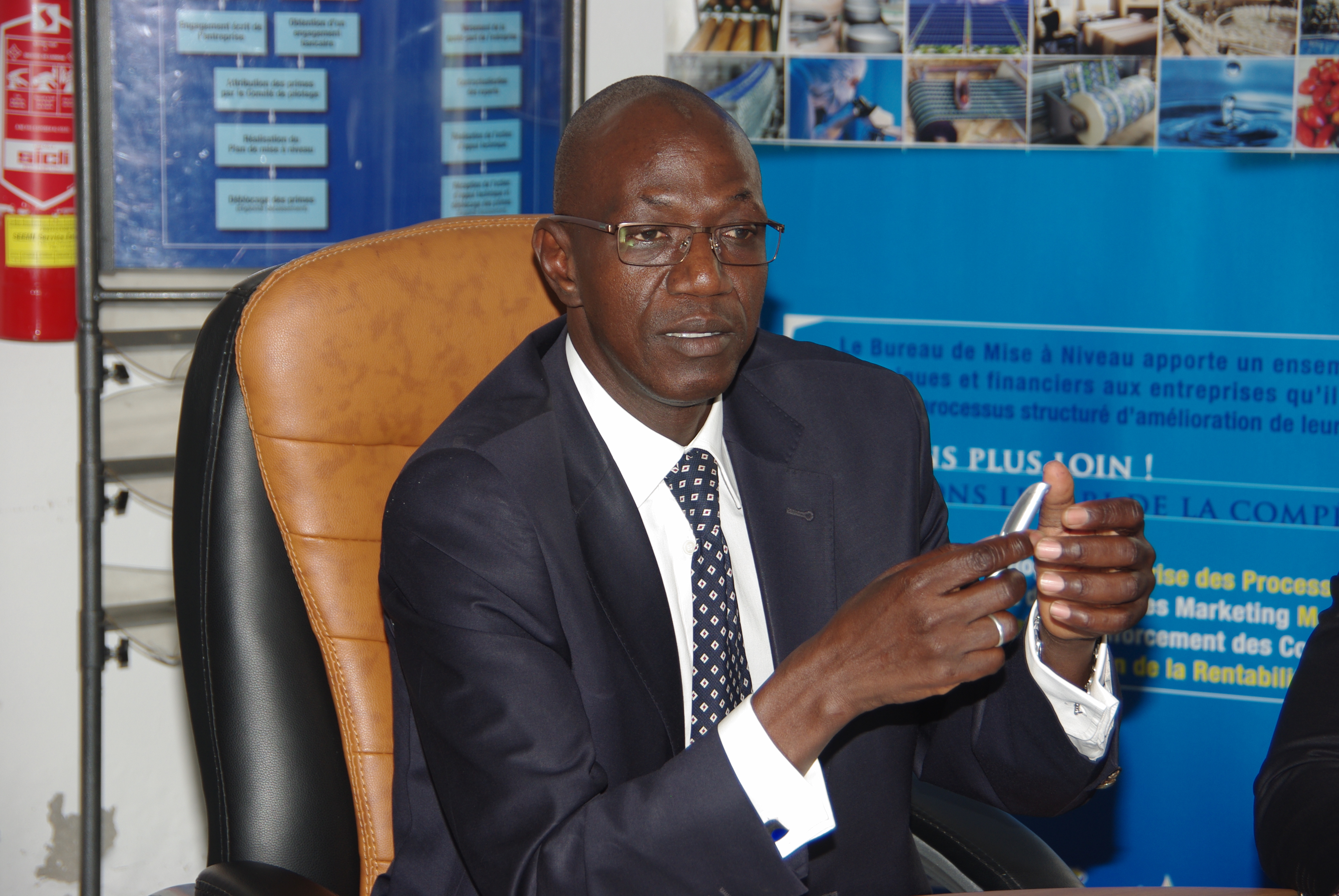 M. Ibrahima Diouf le Directeur général du Bureau de mise à niveau (BMN) du Sénégal M. Ibrahima Diouf le Directeur général du Bureau de mise à niveau (BMN) du Sénégal