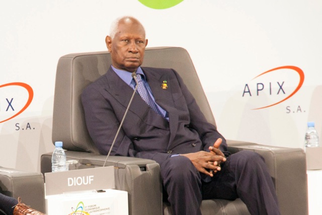 Abdou Diouf ancien secrétaire général  de l’Organisation internationale de la francophonie (OIF)
