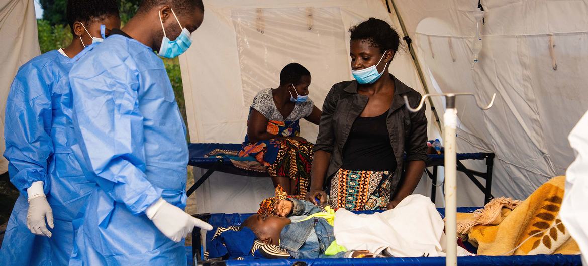 © UNICEF Au Malawi, le cyclone Freddy vient s’ajouter à plusieurs crises, y compris la pire épidémie de choléra depuis des décennies.