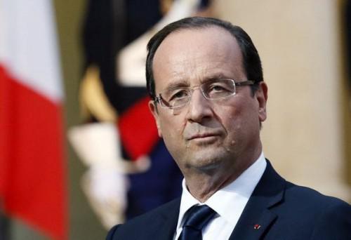 François Hollande, President de la republique Francaise