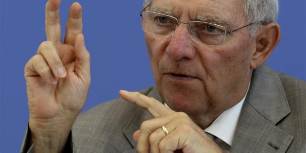 Le ministre fédéral allemand des Finances, Wolfgang Schäuble, est inflexible