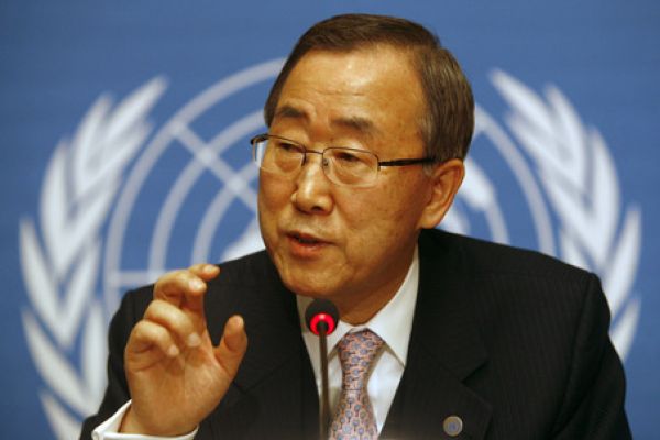 Ban Ki-moon , Secrétaire général de l'Organisation des Nations Unies.
