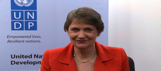 Helen Clark, l'Administrateur du Programme des Nations Unies pour le développement (PNUD