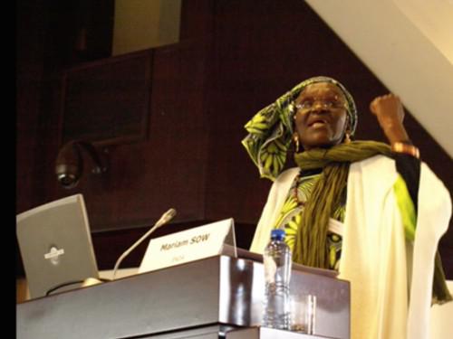 Mariam Sow , vice-présidente de l’organisation internationale Enda Tiers Monde