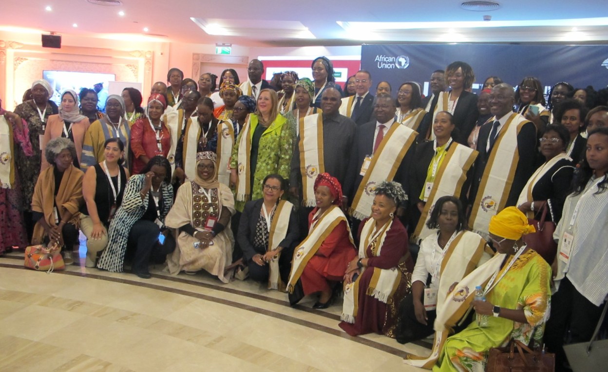 Panel sur les femmes dans l'industrialisation de l'Afrique, le samedi 11 novembre 2023 dans le cadre de la Foire de la ZLECAf au Caire (Egypte)