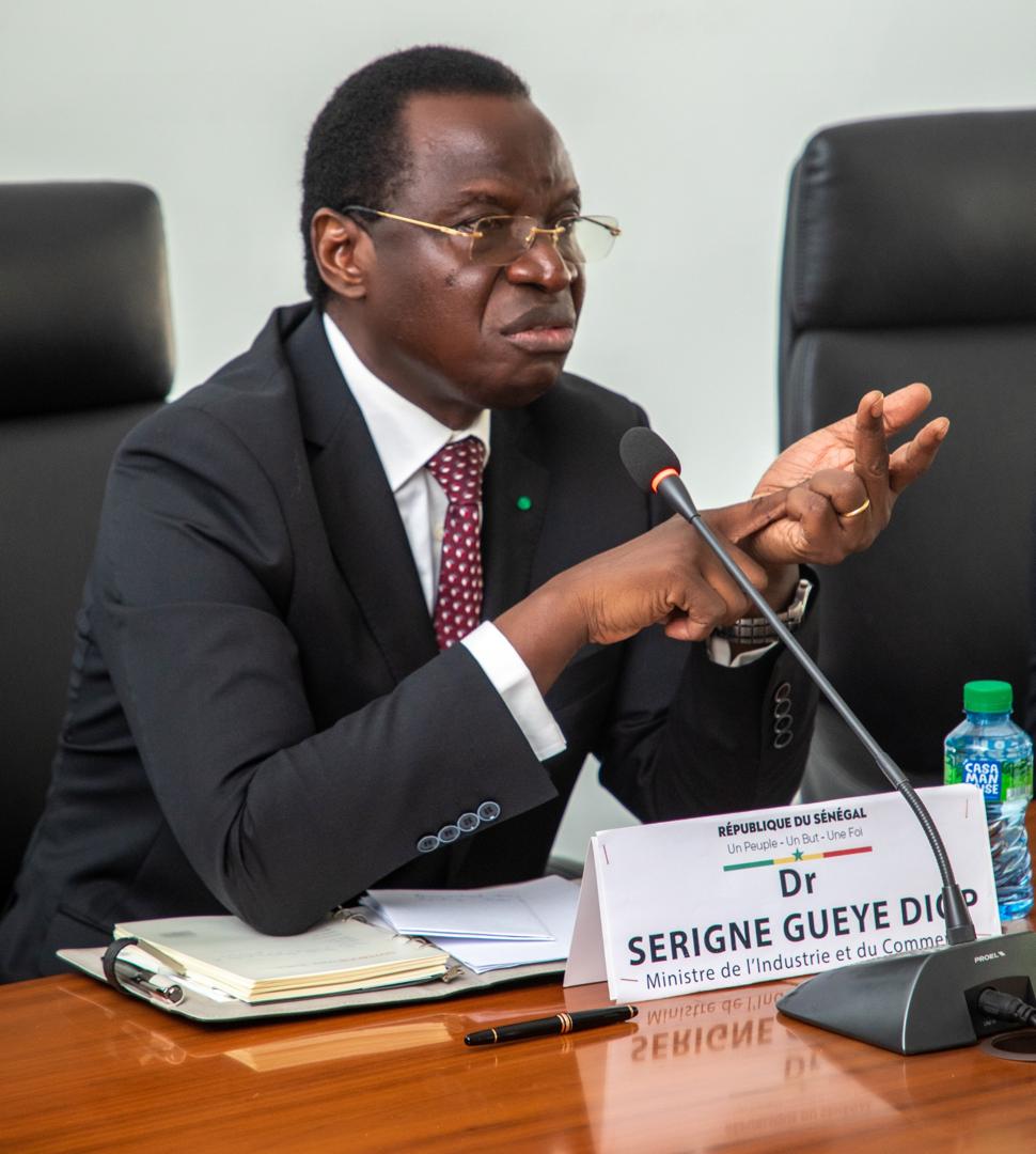 Serigne Gueye Diop,Ministre de l’Industrie et du Commerce