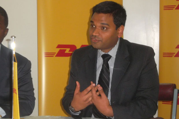 Sumesh Rahavendra, vice-président des ventes pour DHL Express en Afrique subsaharienne.