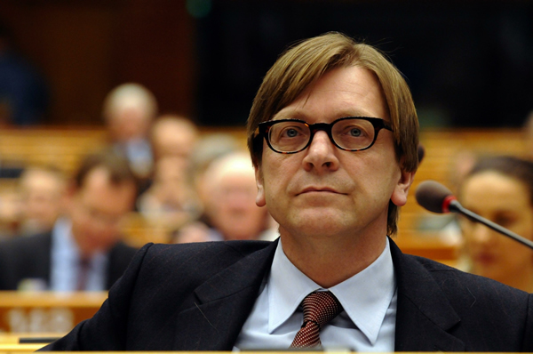 Guy Verhofstadt, président des Démocrates  libéraux d’Europe