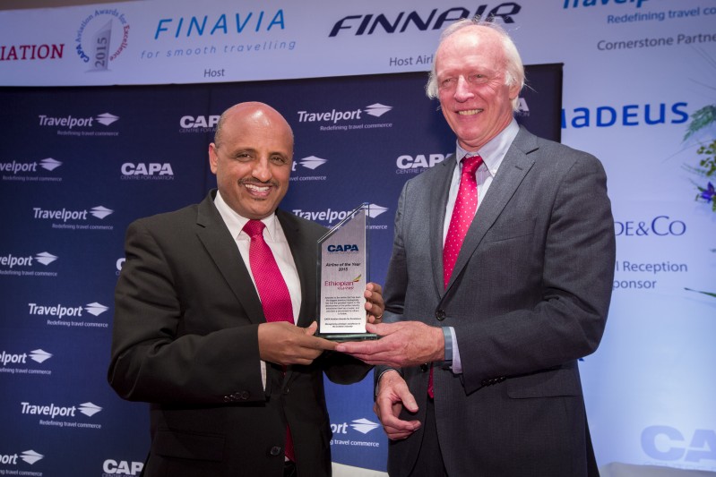 Distinction : Ethiopian Airlines remporte le prix CAPA de l’année des compagnies aériennes