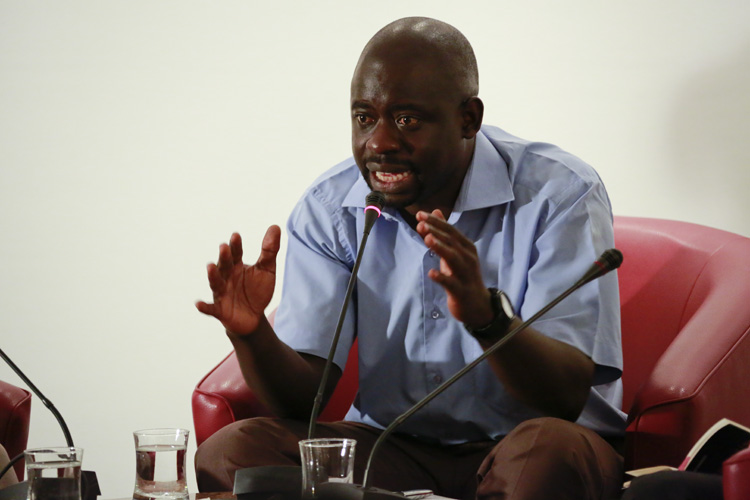 Felwine Sarr,Directeur de l`Unité de formation et de la recherche (UFR) des sciences économiques et de gestion de l’Université Gaston Berger de Saint-Louis