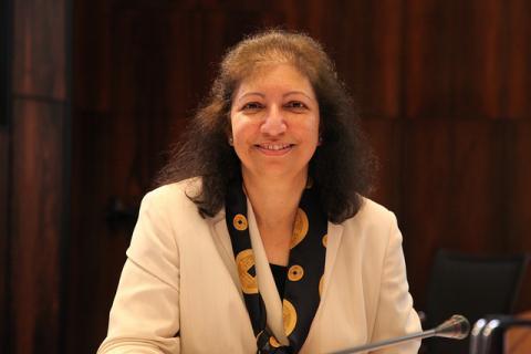 Mme Punam  Chuhan-Pôle économiste en chef à la Banque mondiale et auteur de  la dernière édition d’Africa’a Pulse