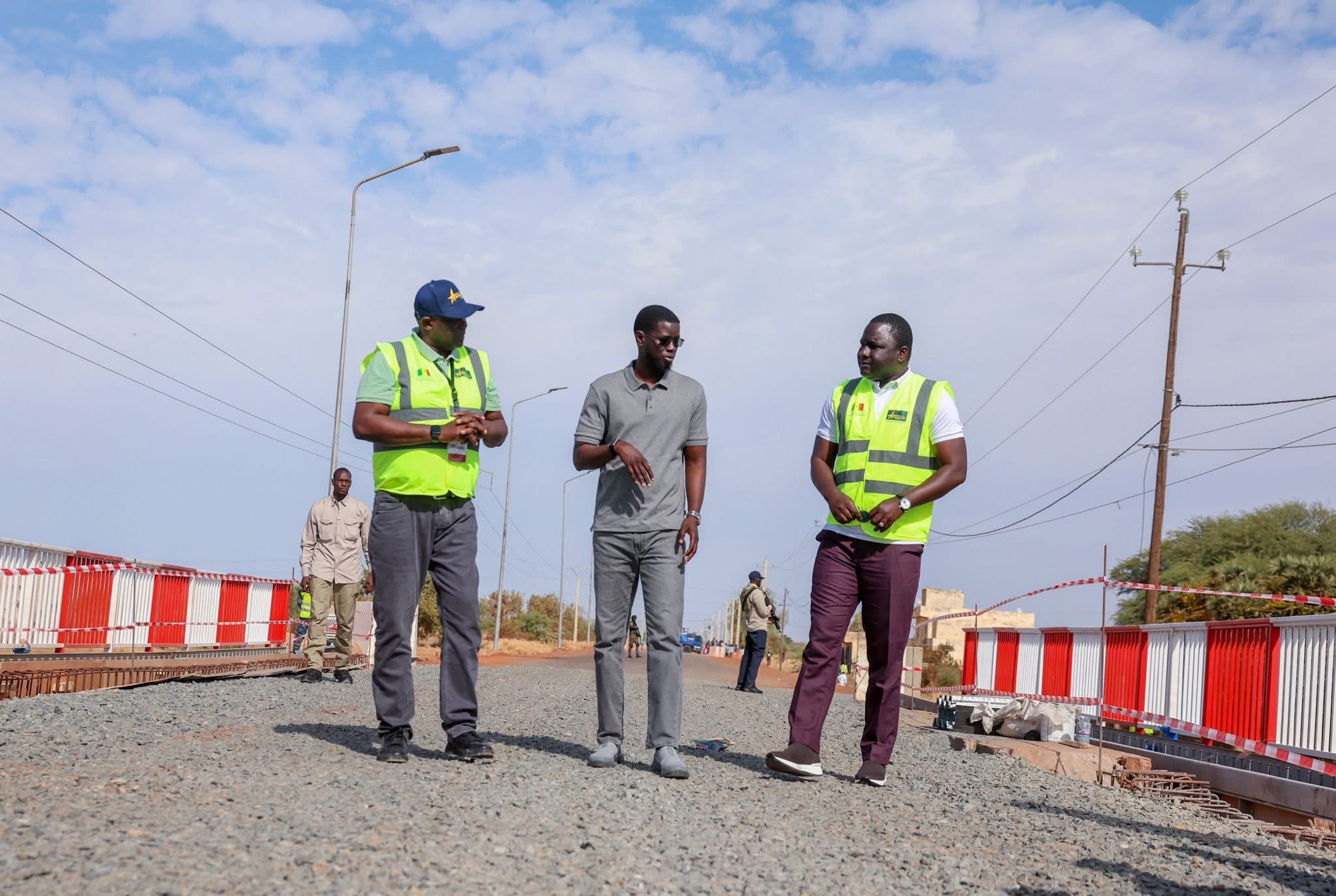 Tournée économique : Le président Bassirou Diomaye Faye inspecte le chantier Kidira-Bakel