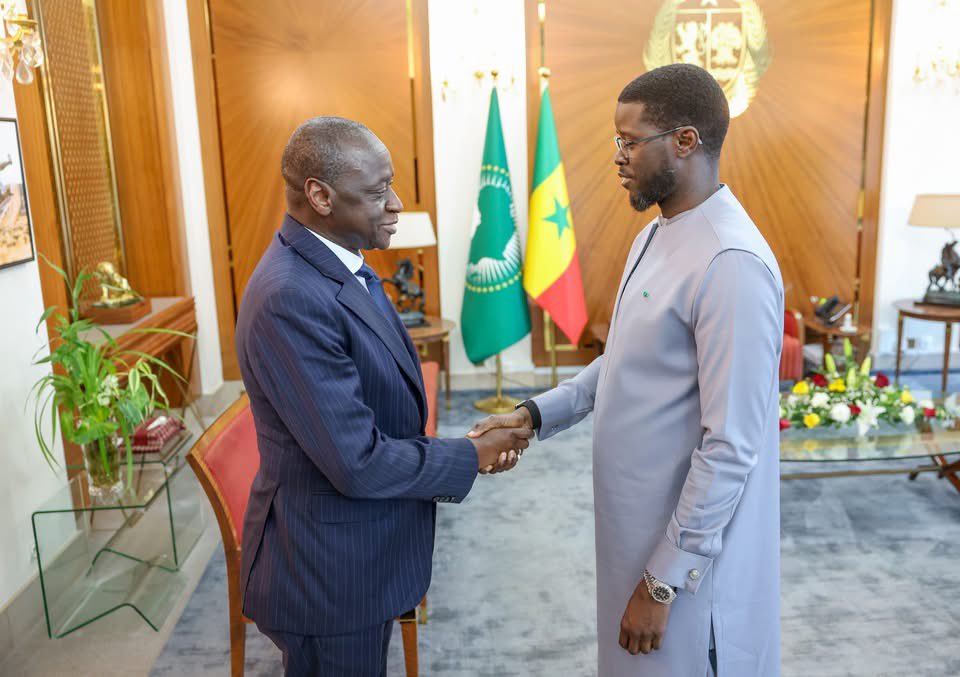 Entretien entre Bassirou Diomaye Faye et Ousmane Diagana :La Banque mondiale s’engage dans la mise en œuvre de l’Agenda Sénégal 2050