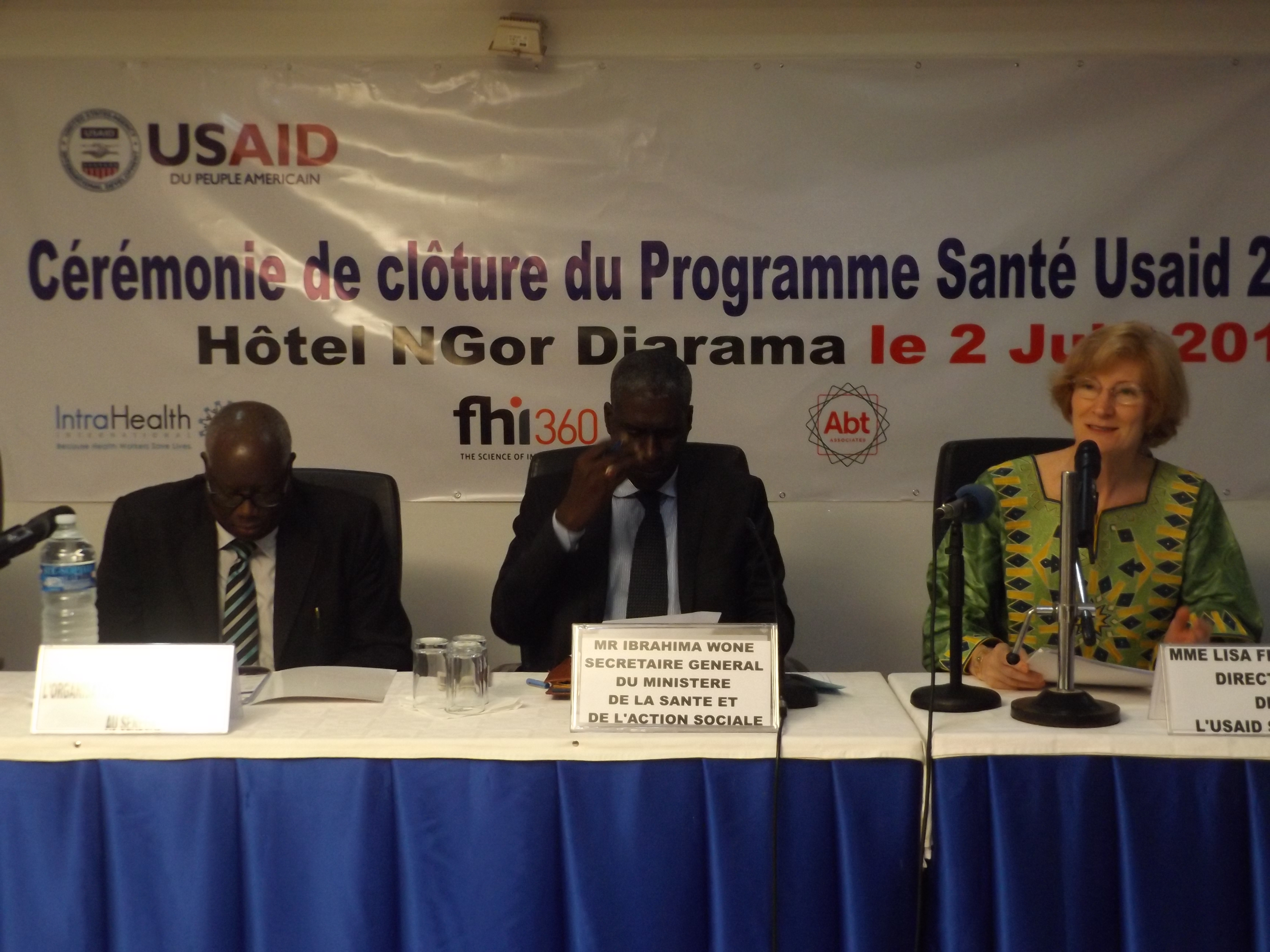 CLOTURE PROGRAMME SANTE USAID (2011-2016): Le satisfécit des partenaires CLOTURE PROGRAMME SANTE USAID (2011-2016): Le satisfécit des partenaires