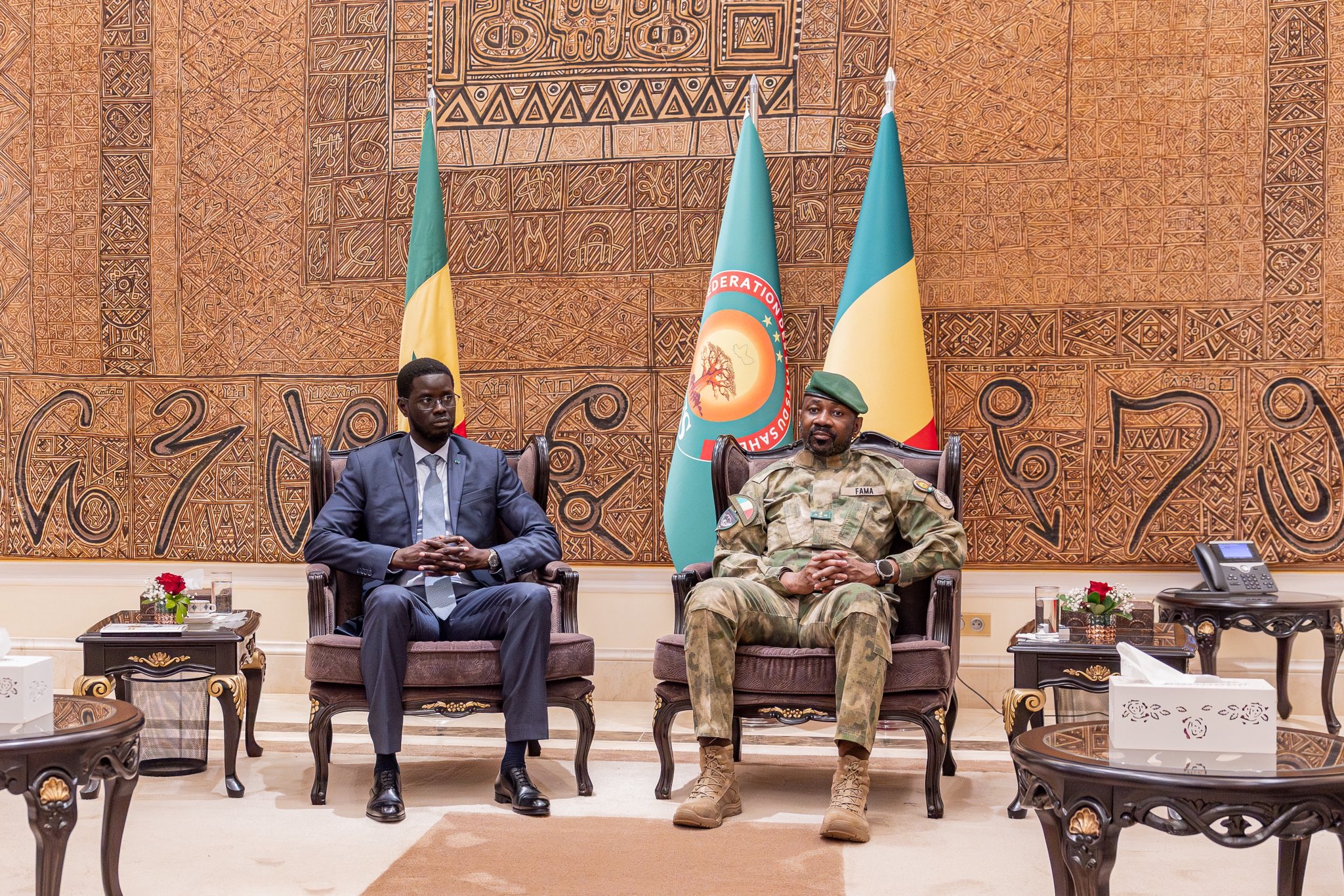 Visite d’amitié et de travail à Bamako : Le président Diomaye Faye réitère son engagement pour le Mali