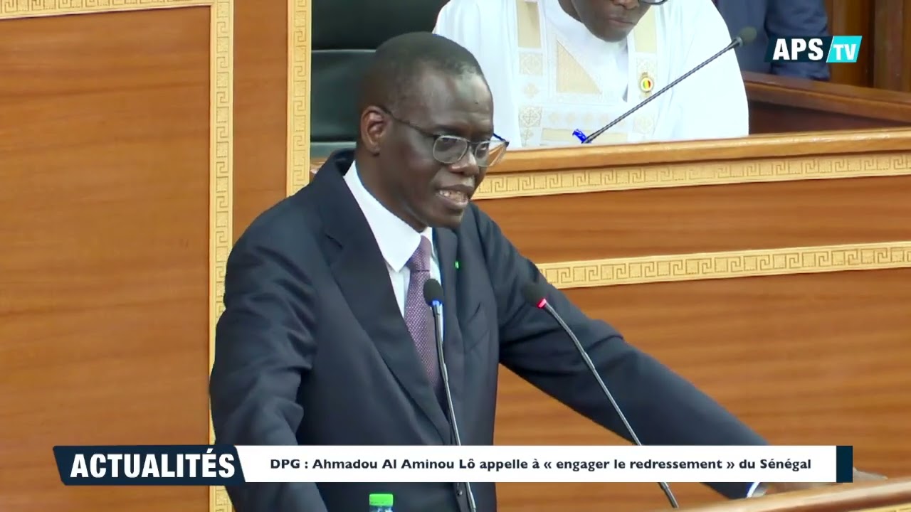 Le Premier ministre Ahmadou Al Aminou Lo aux députés : «La constante est le Référentiel national de transformation systémique « Sénégal 2050 »
