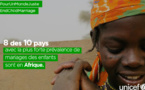 MARIAGE DES ENFANTS :  L’Afrique de l'Ouest et du Centre mettra plus de 100 ans pour mettre fin à la pratique