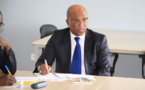 Signature  de convention entre le Fonds de Solidarité Africaine (FSA) et la BNDE représentée par son  DG Thierno Seydou Nourou SY à Niamey