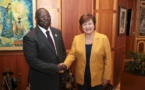 Madame Kristalina GEORGIEVA, Directrice Générale du FMI, en visite à la BCEAO