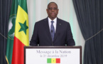 MESSAGE A LA NATION  DE SON EXCELLENCE MONSIEUR LE PRESIDENT MACKY SALL     A L'OCCASION DU NOUVEL AN